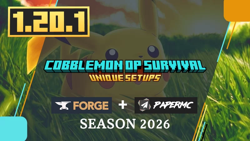 Cobblemon 1.20.1 OP Survival |Forge Setup